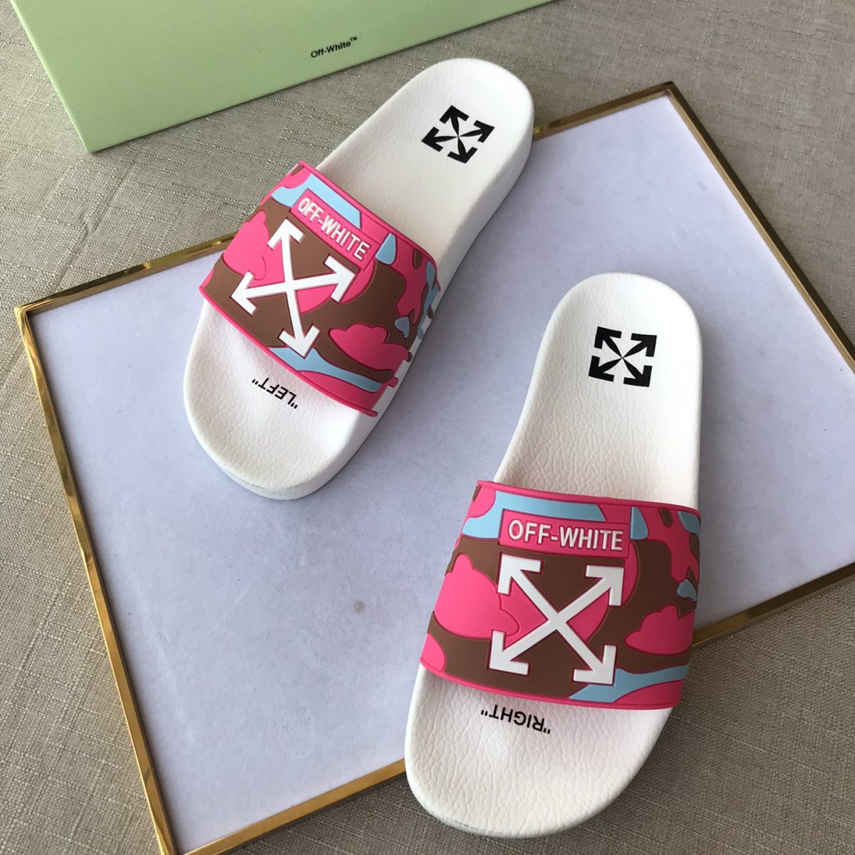 OFF White Mens Women Sandals Gr. 36-46 - Image 8
