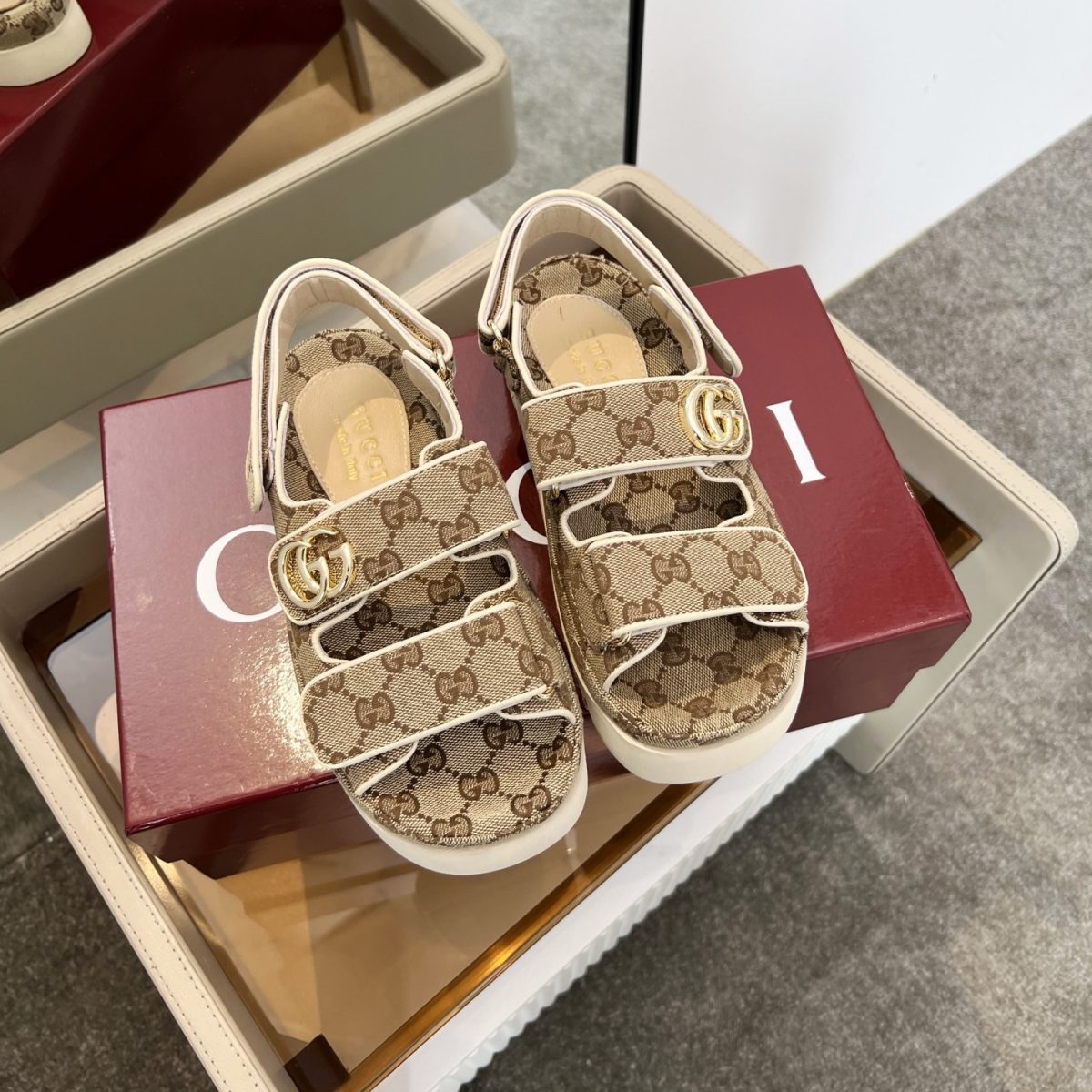 Gucci Women Thick soled Sandals Size 35-41 - Image 1