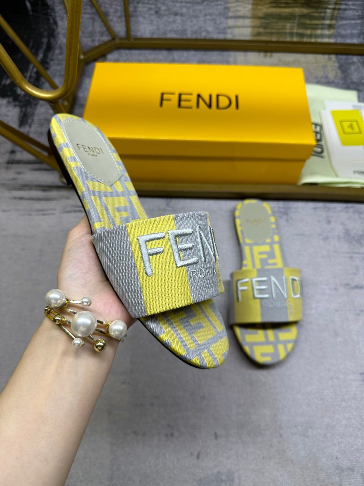 Fendi Slippers Size 36-42 - Image 2