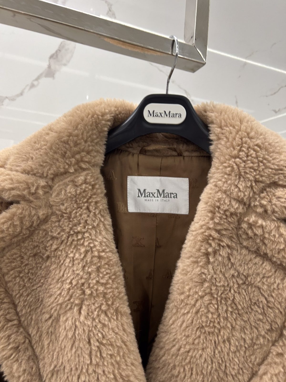 Max Mara Teddy fur Short coat Size XS-M - Image 5