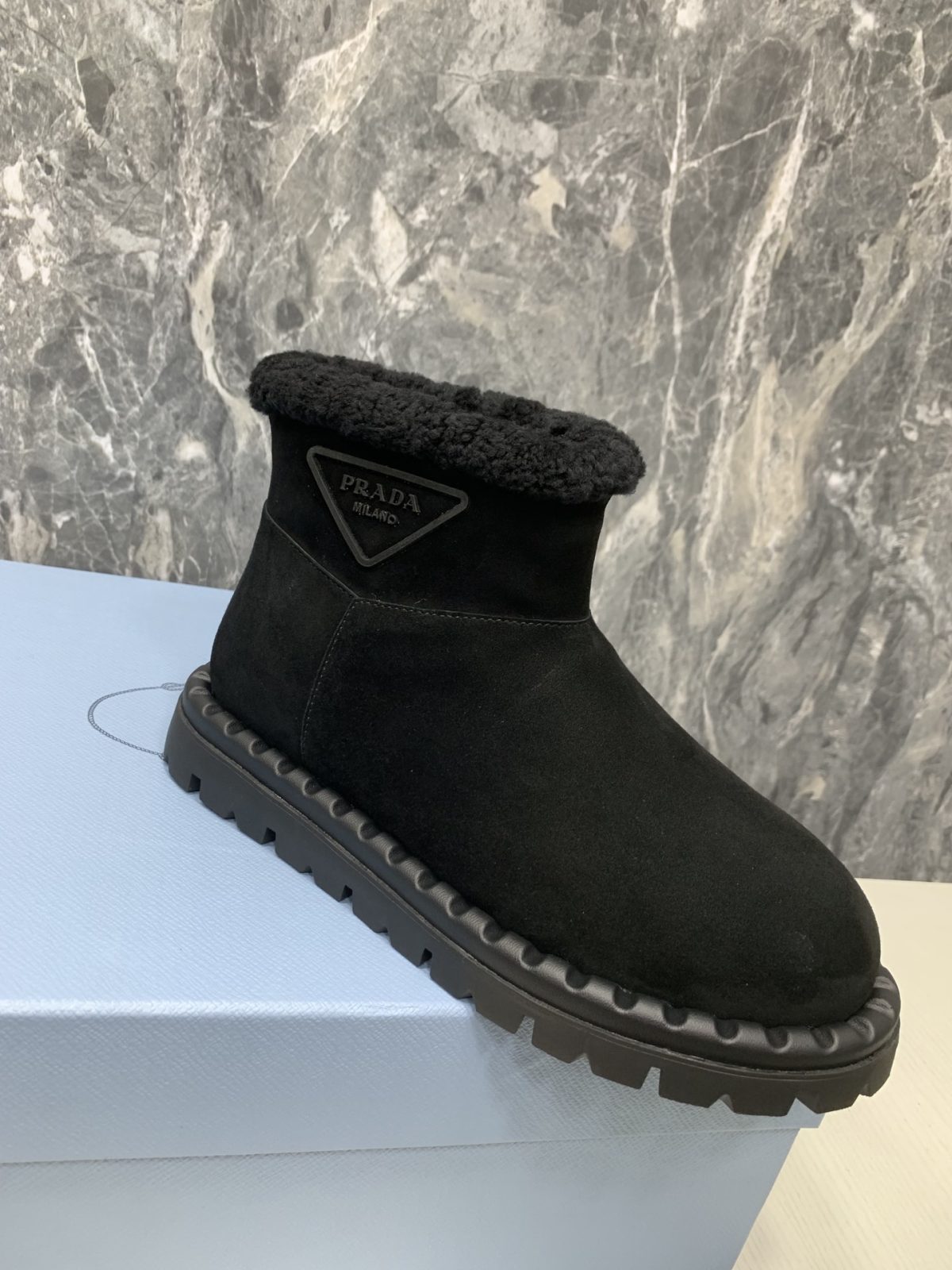Prada Women Snow Boots Black Size 36-41 - Image 7