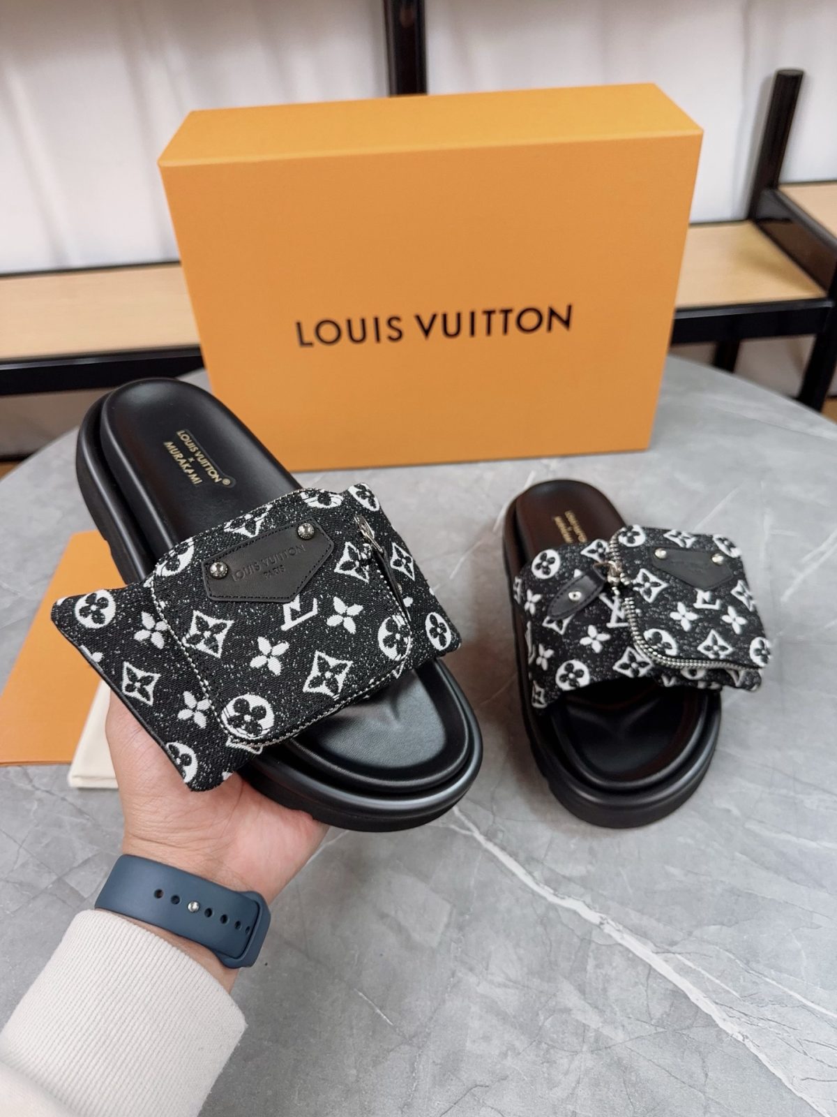 Louis Vuitton Pool Pillow Flat Comfort Slippers Size 36-46 - Image 7