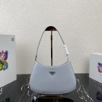Prada 1BC499 Cleo Brushed Leather Shoulder Bags Size 27*22*6cm - Image 2