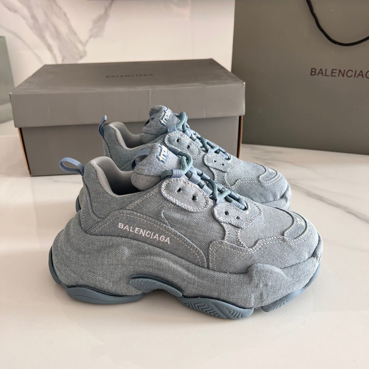 Balenciaga 2023 New Triple S Sneaker Unisex Size 35-45 - Image 1