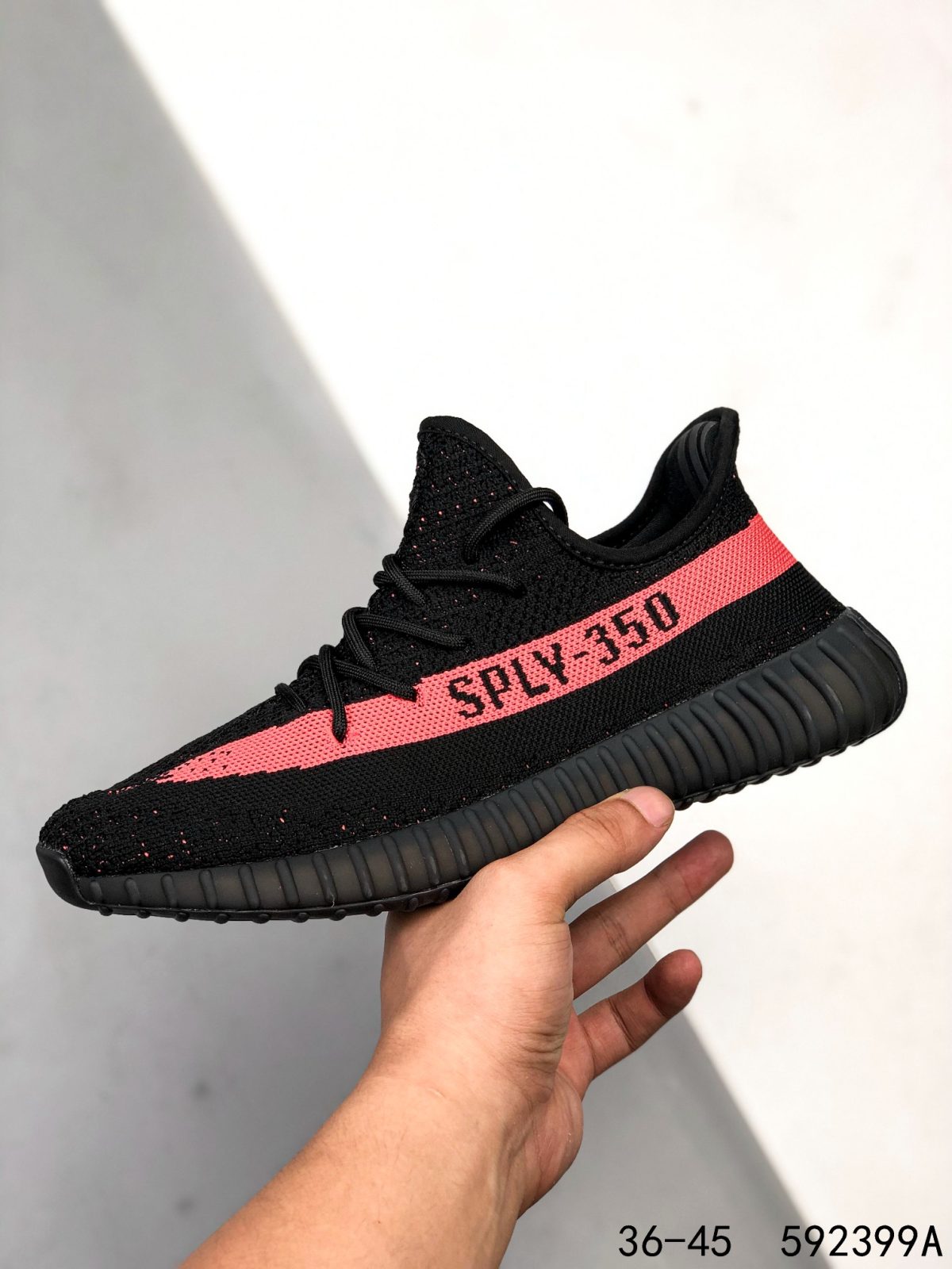 Yeezy 350 Boost 350 V2 Mens/Women Sneakers Shoes Black4 36 - 45 - Image 9