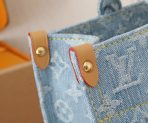 Louis Vuitton M24897 Let Go PM Denim Cowboy Shopping Bags Size 28*23*10.5cm - Image 7