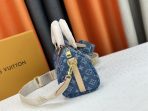 Louis Vuitton M46271 Keepall 25 Denim Cowboy Shoulder Bags Size 25*15*11cm - Image 3
