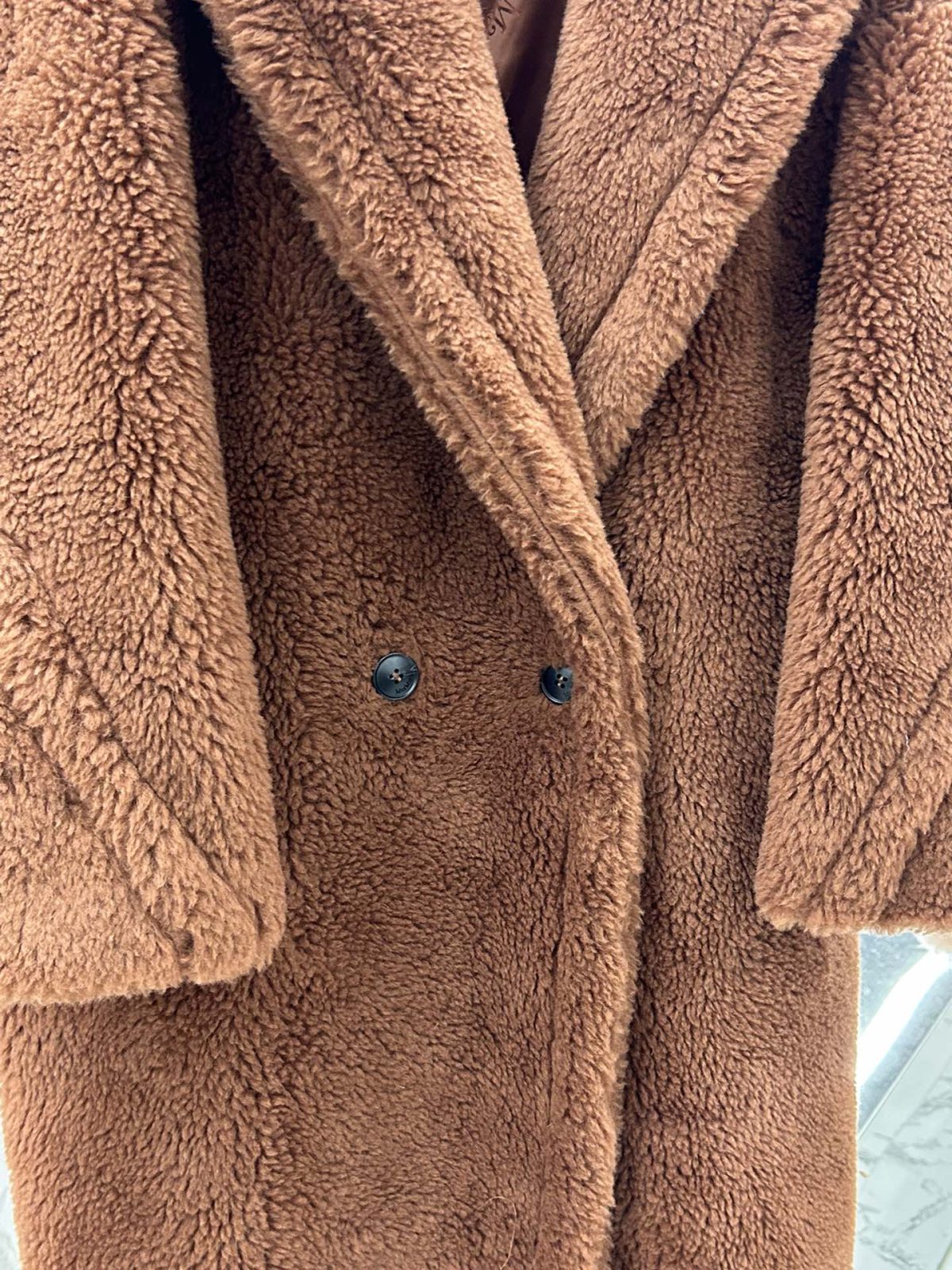 Max Mara Teddy fur long coat Size XS-M - Image 7