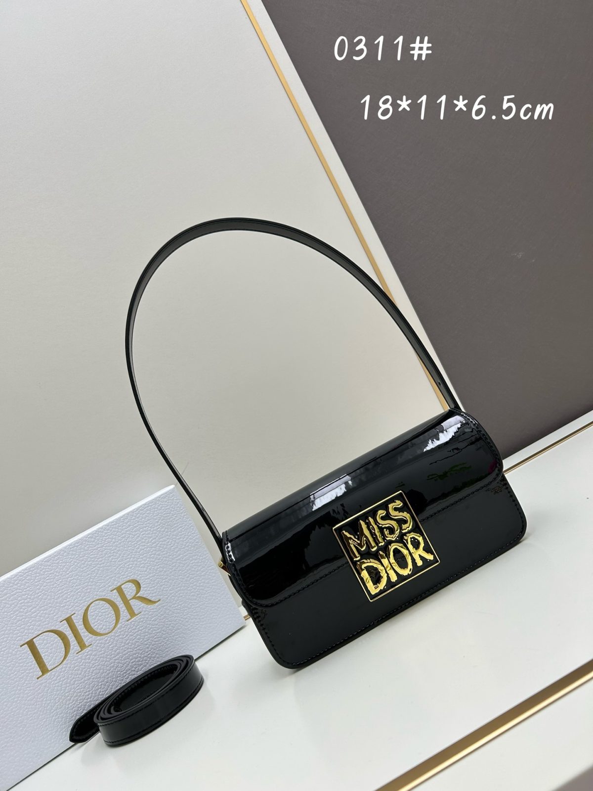 Dior Miss New Women Shoulder Bags Size 18*6.5*11cm - Image 2