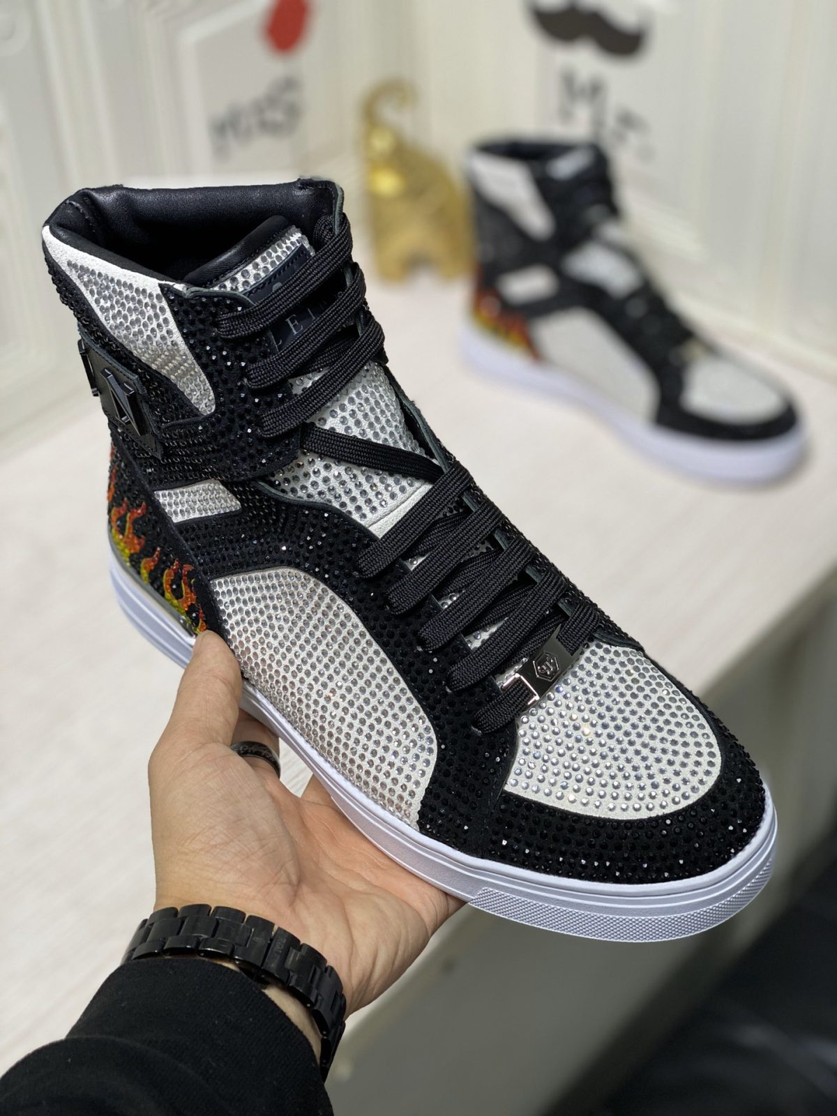 Philipp Plein Mens Outdoor Sneakers Shoes 38 - 45 - Image 2