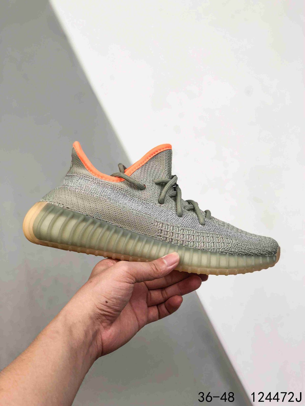 Yeezy 350 Boost 350 V2 Mens/Women Sneakers Shoes Green 36 - 45 - Image 4