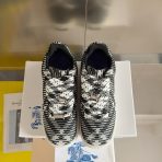 Burberry 2024 New Check Knit Box Sneaker Size 36-45 - Image 5