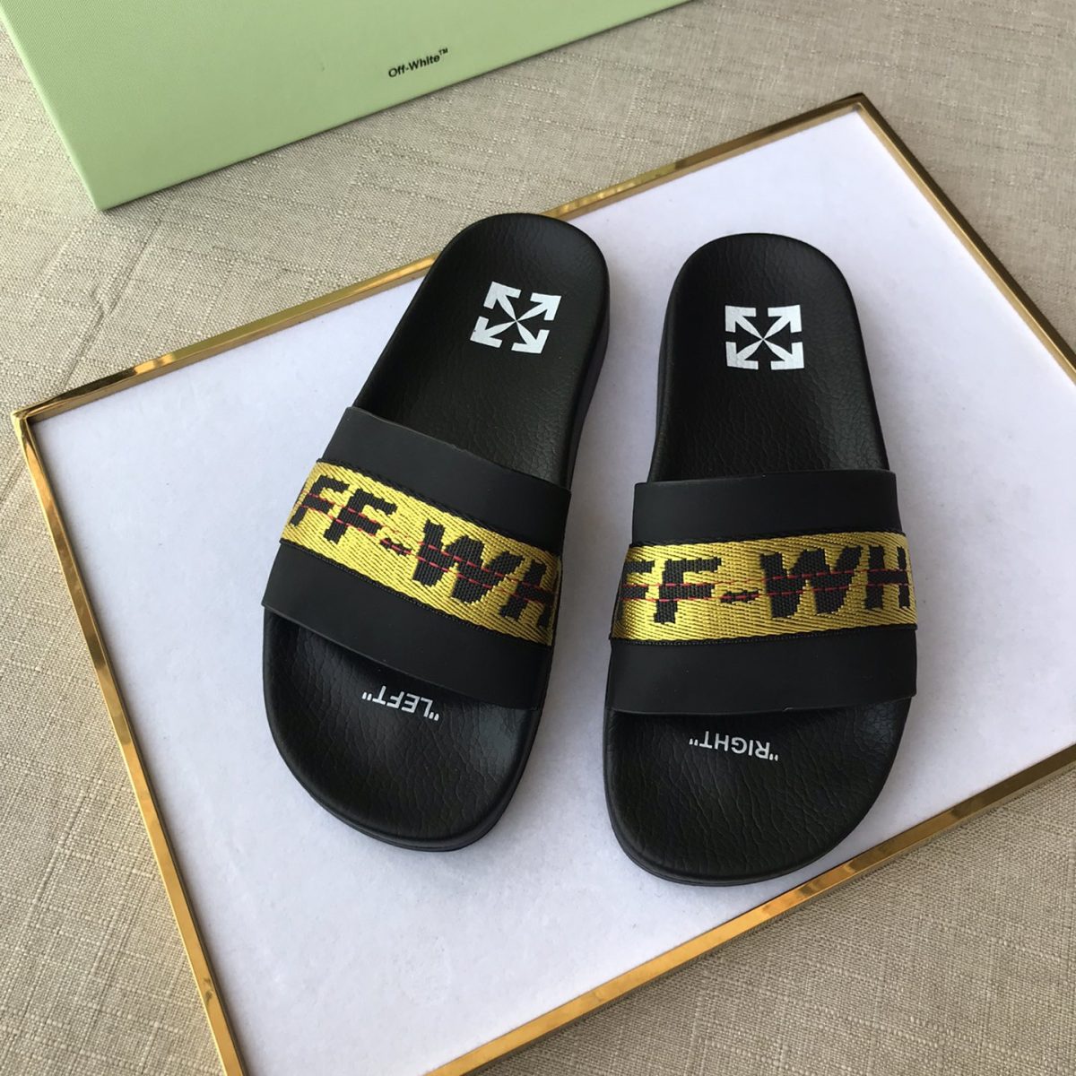 OFF White Mens Women Sandals Gr. 36-46 - Image 2