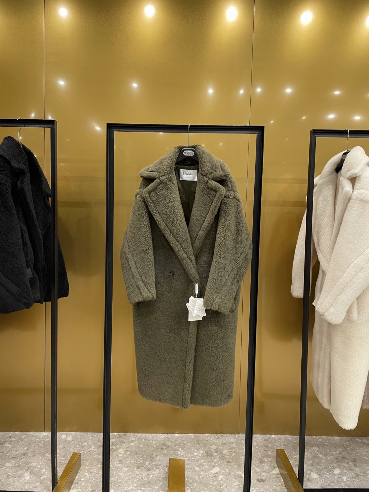 Max Mara Teddy fur long coat Size XS-M - Image 1