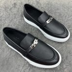 Hermes Game Unisex Loafers Size 35-46 - Image 2