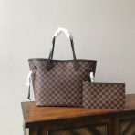 Louis Vuitton N41357 Neverfull Women Bags Red Size 32*29*17cm - Image 2