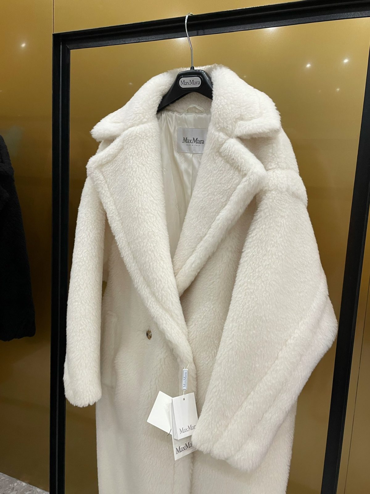 Max Mara Teddy fur long coat Size XS-M - Image 5