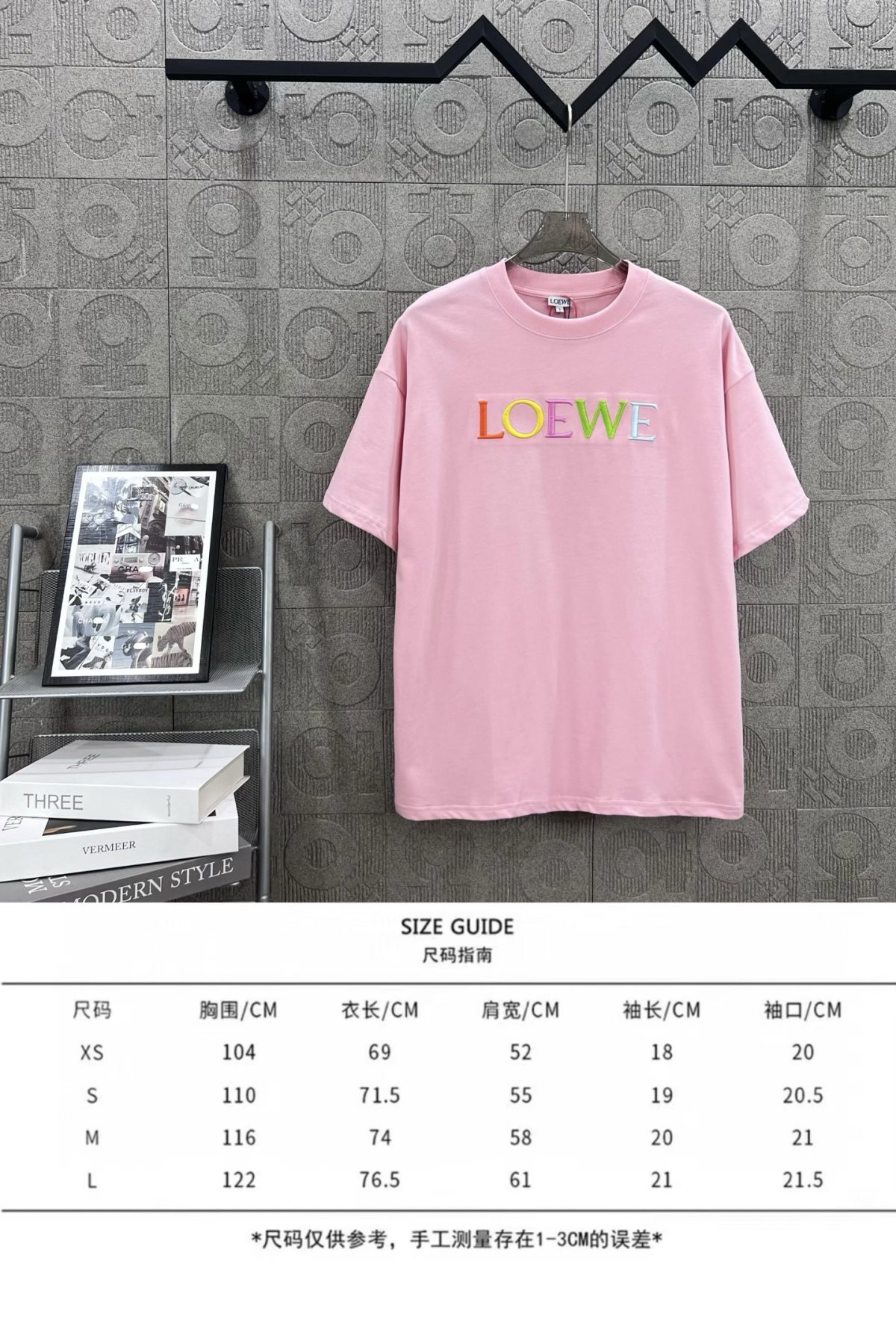 Loewe T Shirt  Embroider Logo Size XS-L - Image 10