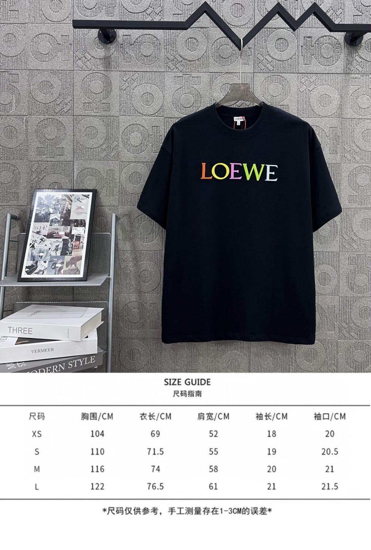 Loewe T Shirt  Embroider Logo Size XS-L - Image 10
