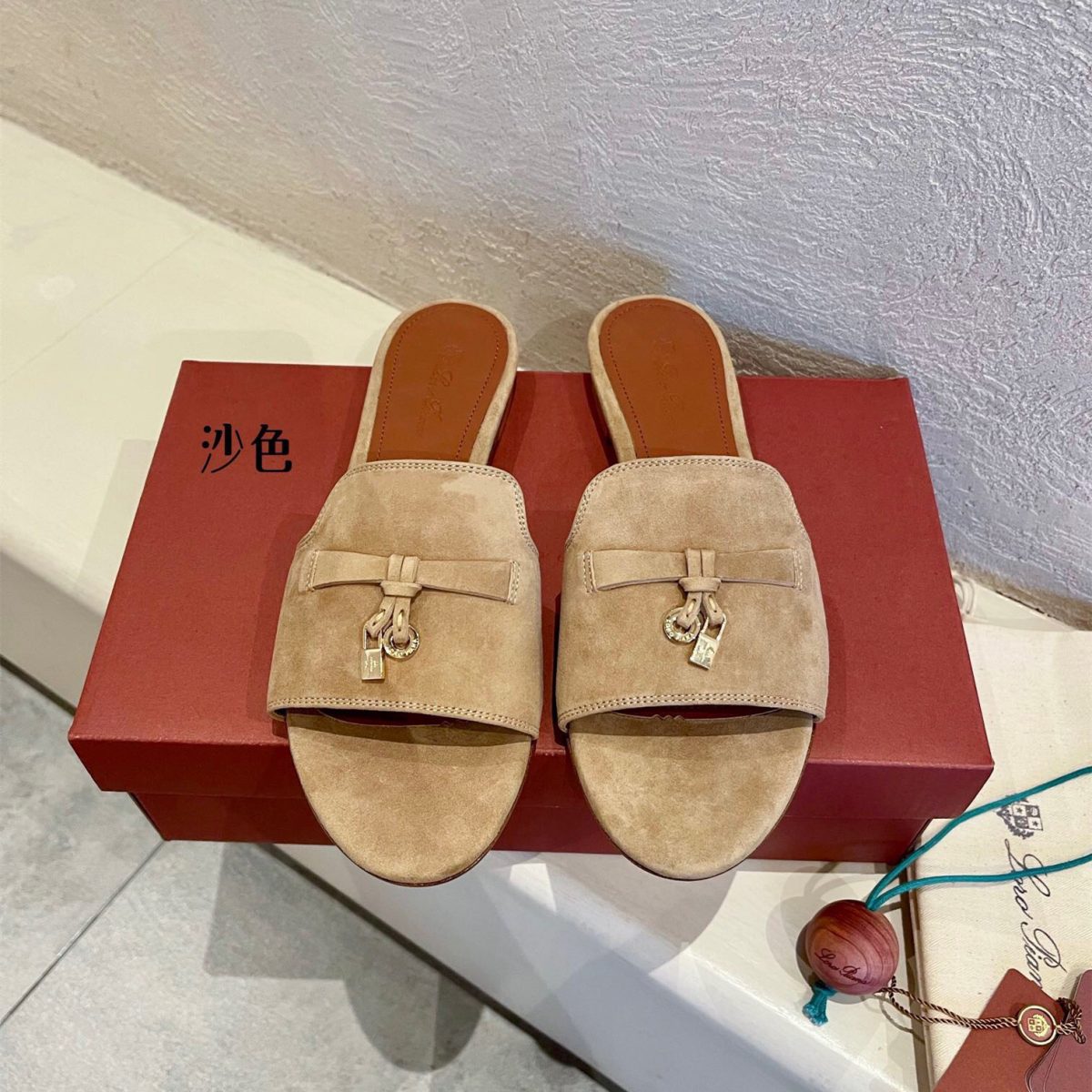 Loro Piana Charms Slipper Women Slippers Size 36-41 - Image 1