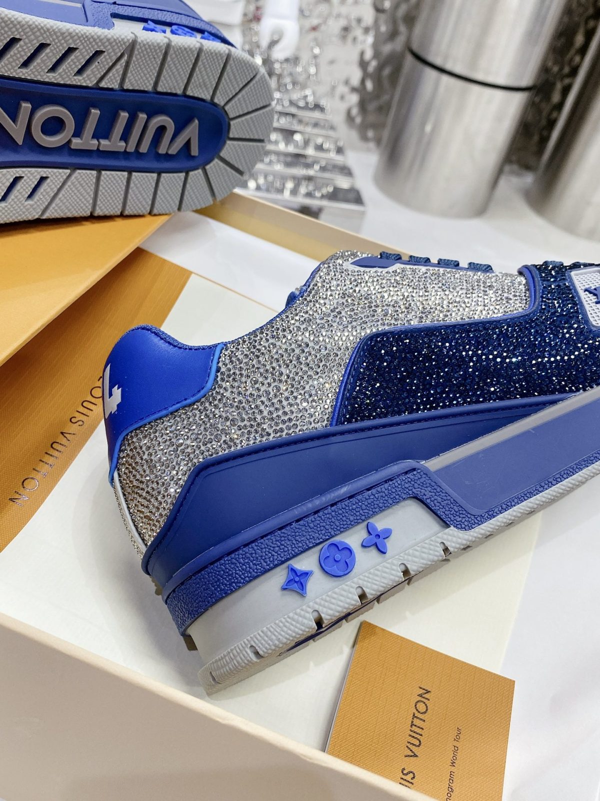 Louis Vuitton LV Trainer Diamond Sneaker Size 36-46 - Image 7