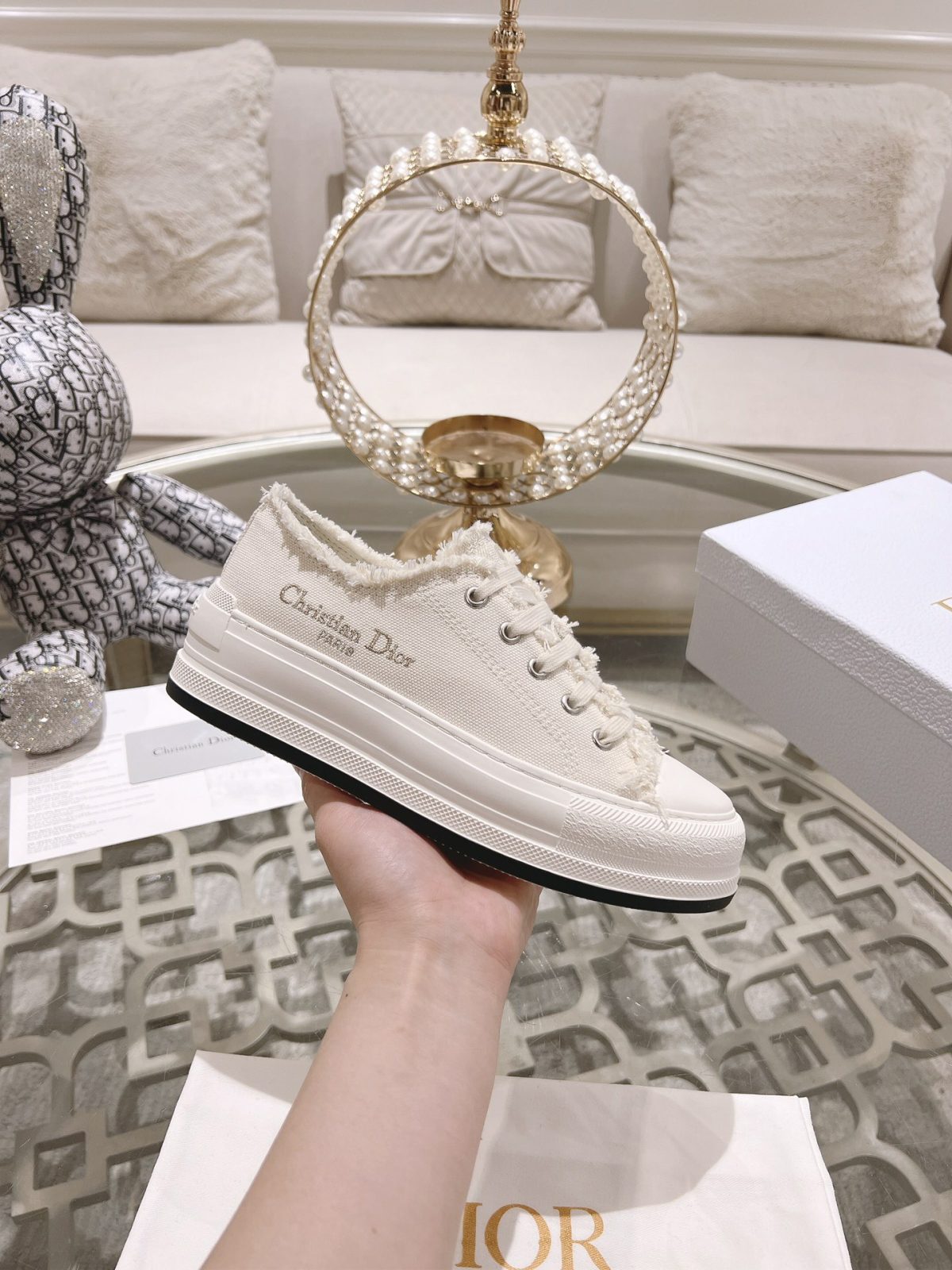 Dior Walk'N'Dior Plateau Sneaker Size 36-41 - Image 2