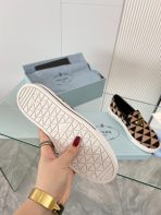 Prada 2024 Women Embroidered fabric slip-on Shoes Loafers Size 36-41 - Image 6