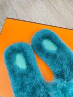 Hermes 23fw Women Winter Slippers Size 36-40 - Image 6