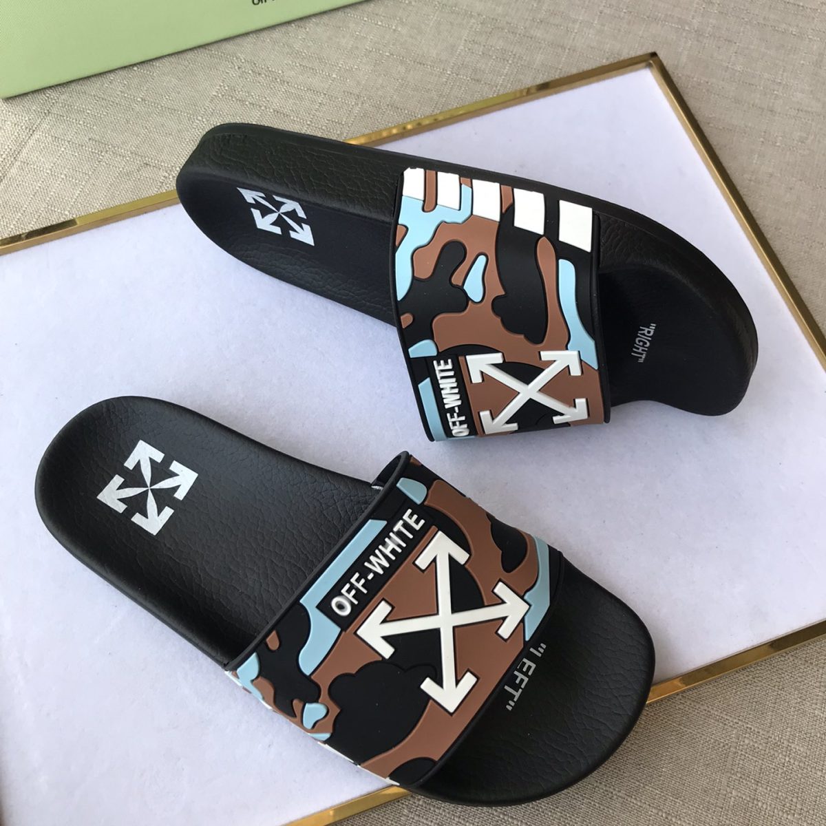 OFF White Mens Women Sandals Gr. 36-46 - Image 9