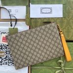 Gucci Neo Vintage GG Supreme pouch Size 30.5*21*1.5cm Style 473956 - Image 2