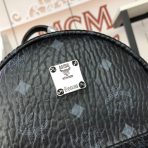 MCM Stark Side Studs Backpack in Visetos 4-Size - Image 7