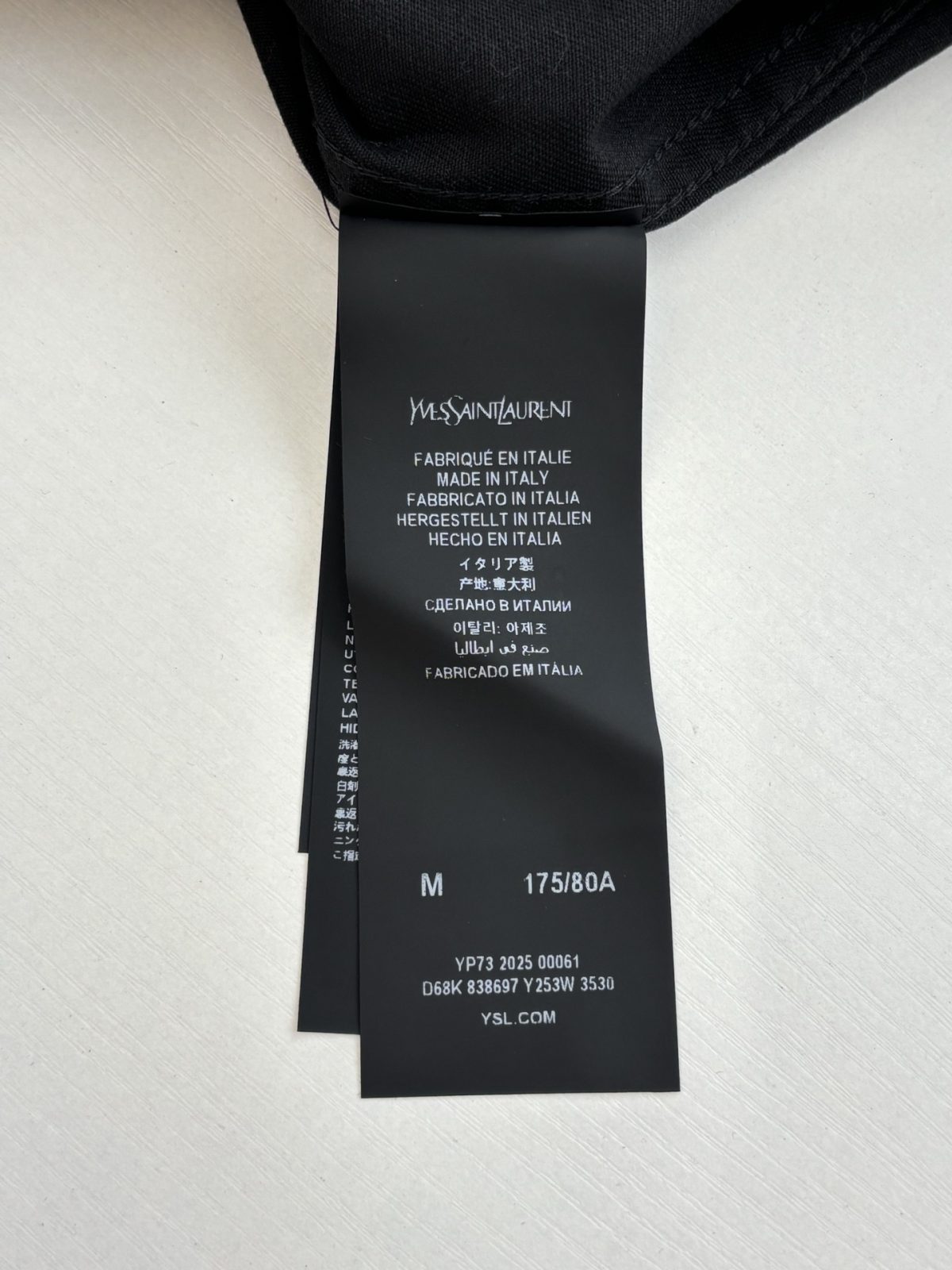 YSL 2025FW New Unisex Jacket Size S-XL - Image 11