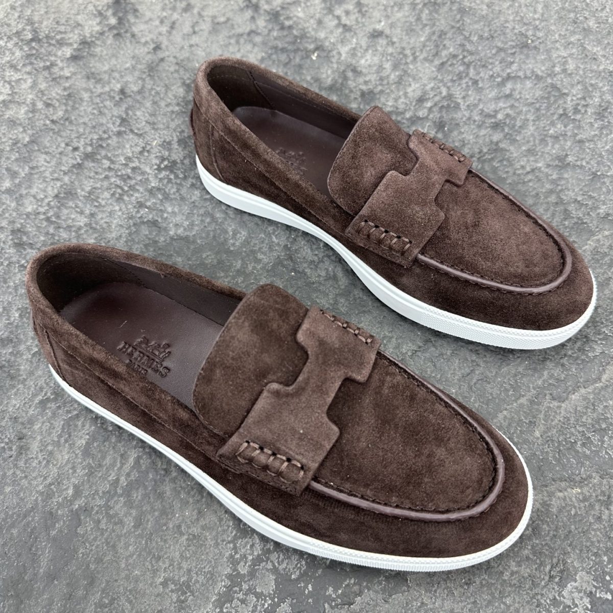 Hermes Job Unisex Loafers Size 35-46 - Image 2