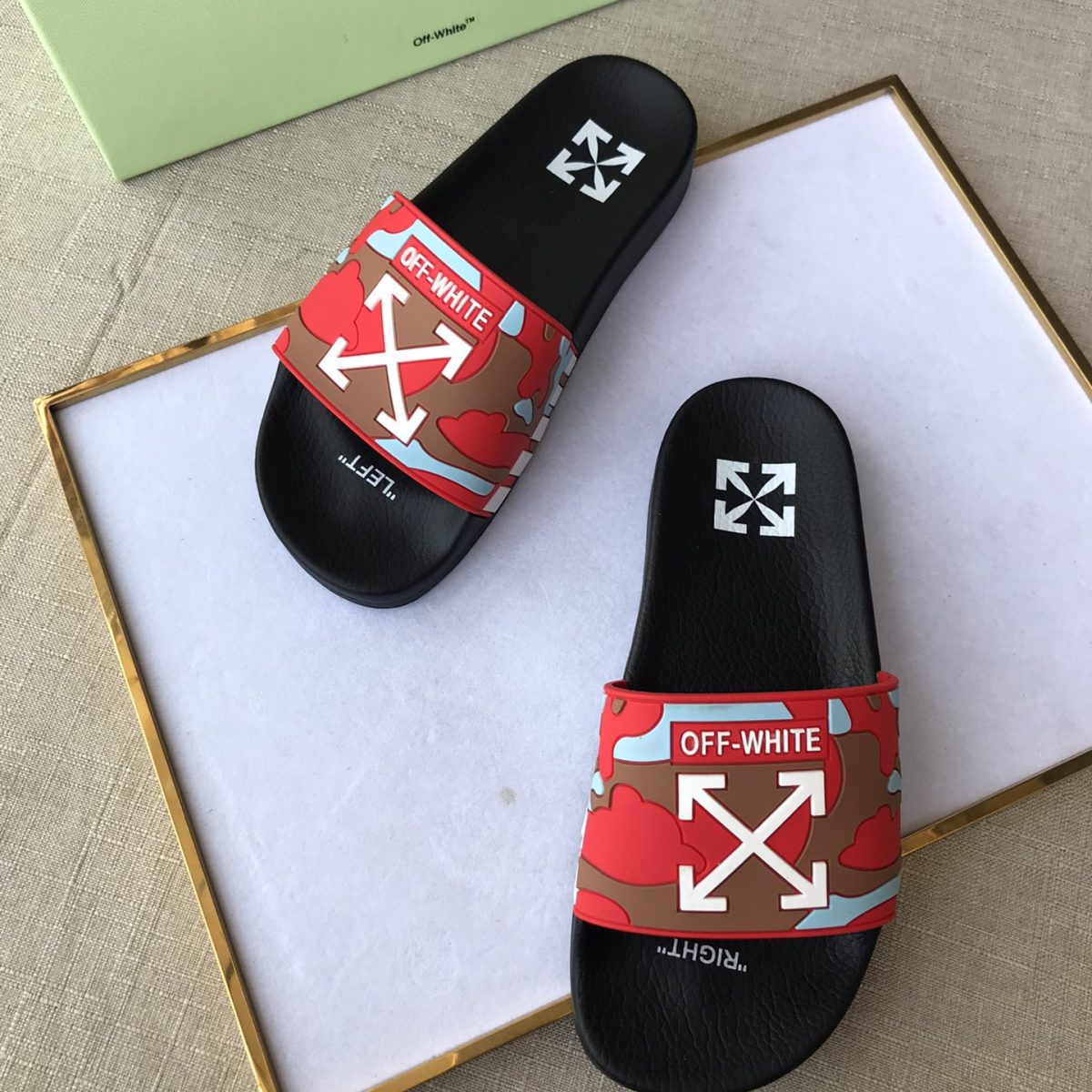OFF White Mens Women Sandals Gr. 36-46 - Image 8
