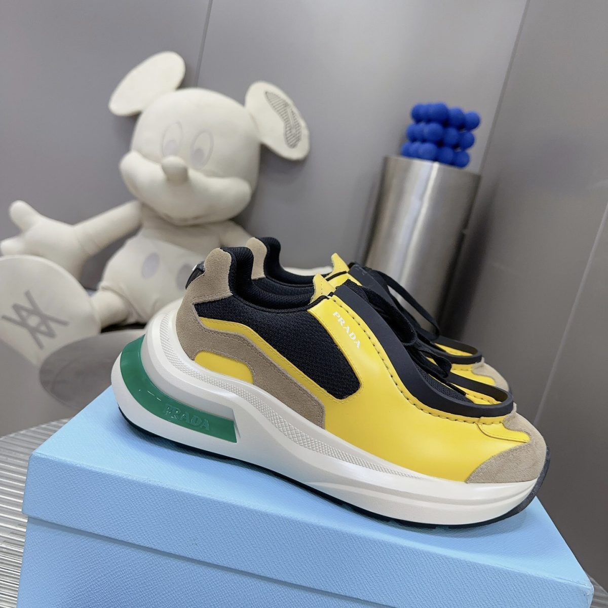 Prada 2024 New Systeme brushed leather dad Sneaker Size 36-45 - Image 1