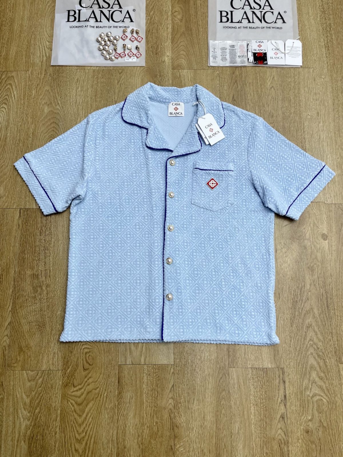 Casablanca Polo Shirt Size S-XL - Image 1