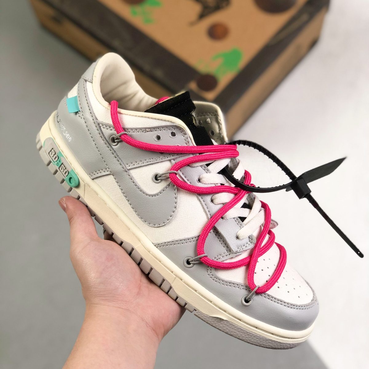 Nike Dunk Low x OFF White Top Sneakers  Gr. 36-45 - Image 1