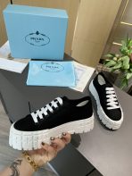Prada 2024 New Double Wheel Re-Nylon gabardine Sneaker Size 36-41 - Image 4