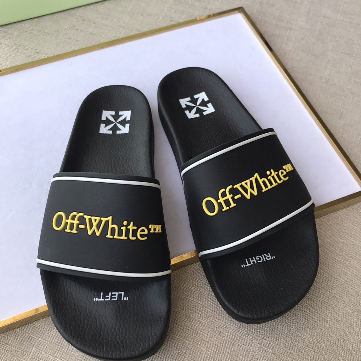 OFF White Mens Women Sandals Gr. 36-46 - Image 8