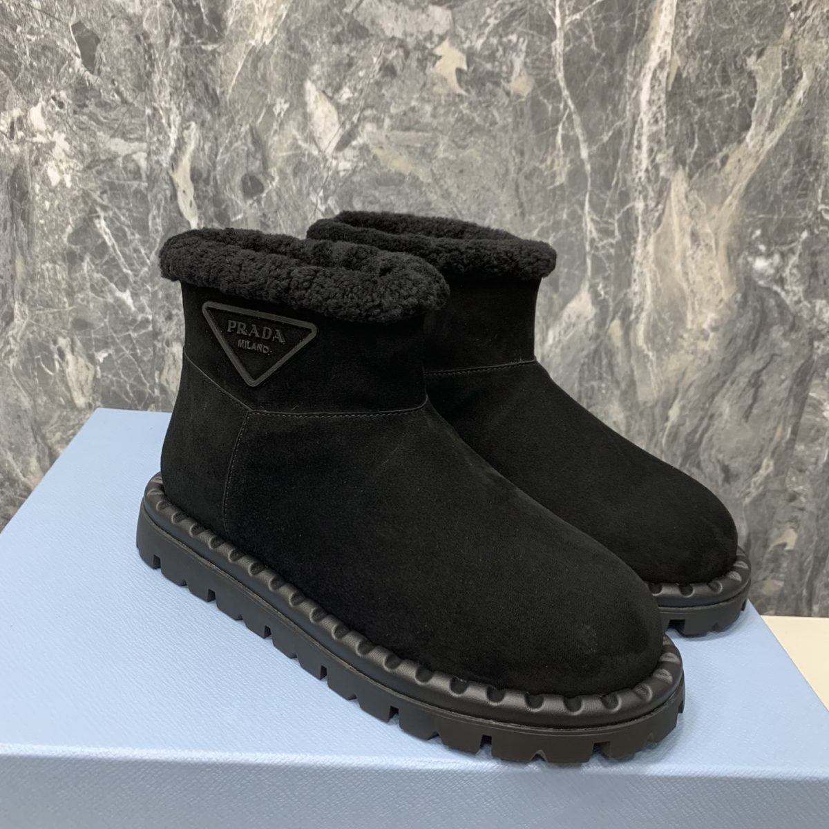 Prada Women Snow Boots Black Size 36-41 - Image 1