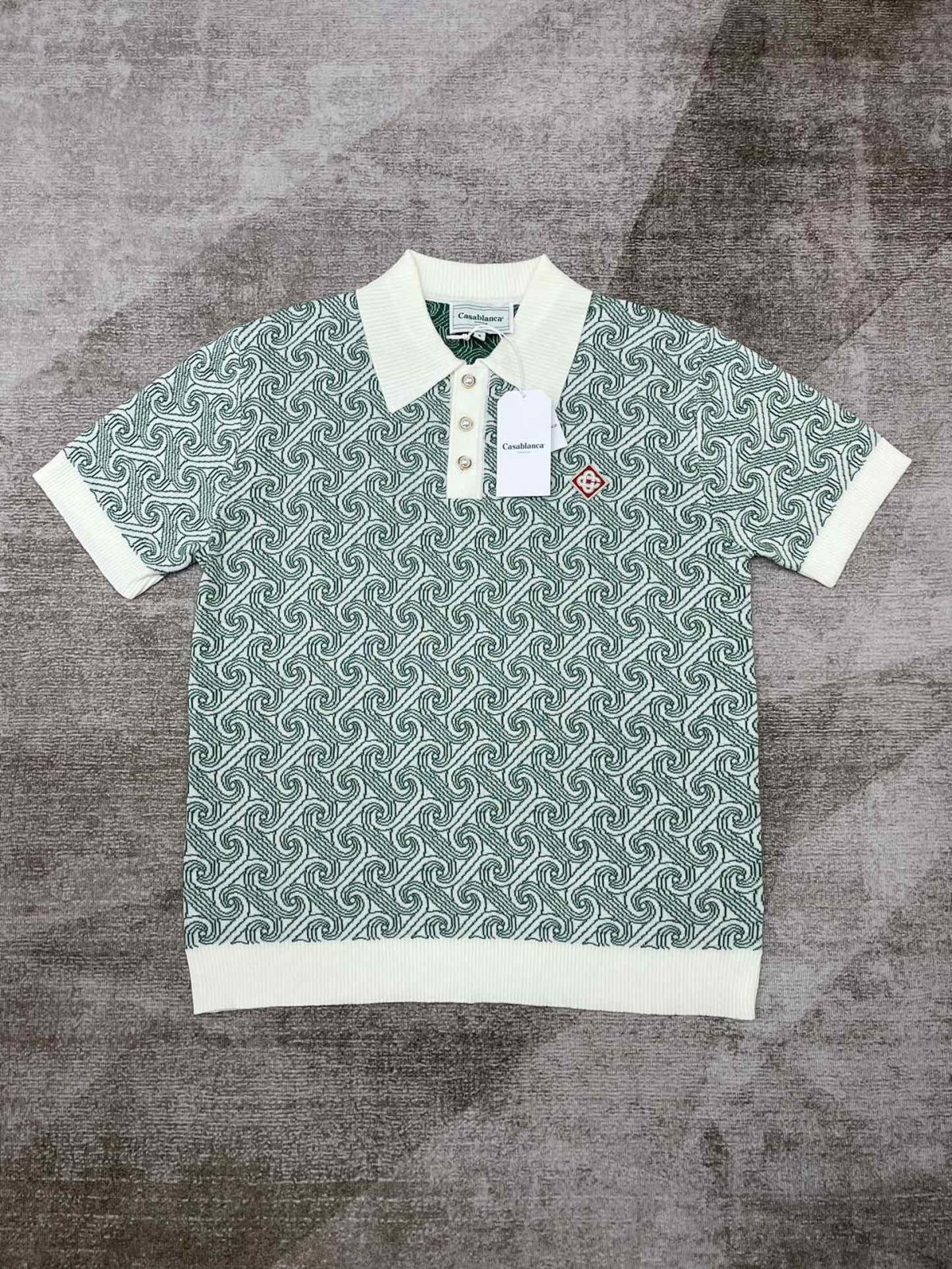Casablanca Polo Shirt Size S-XL - Image 1
