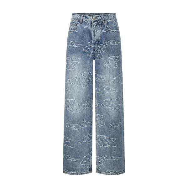 Louis Vuitton X Nigo Unisex Jeans Size S-XL