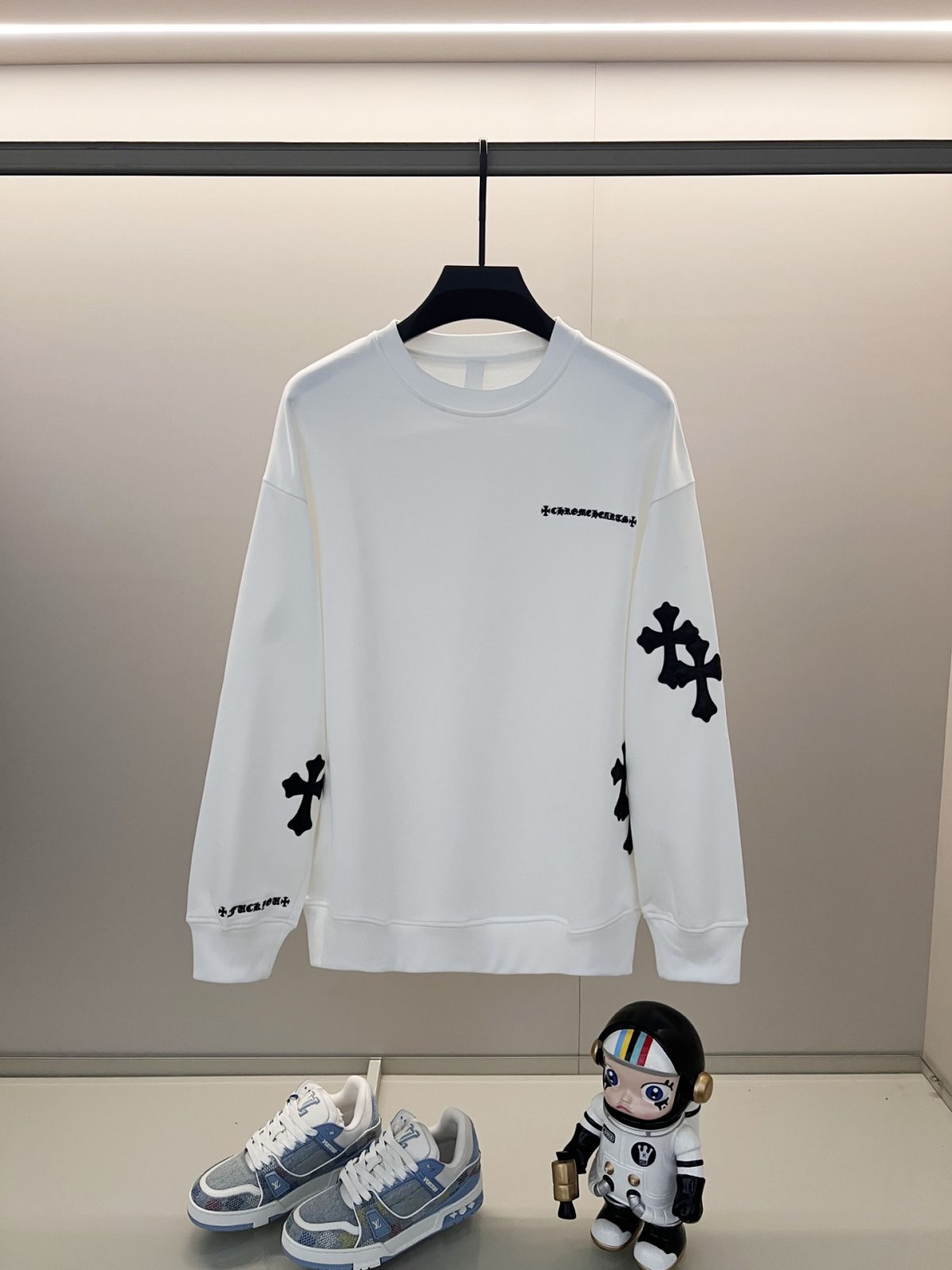 Chrome Hearts New Unisex Sweatshirt Size XS-L - Image 1