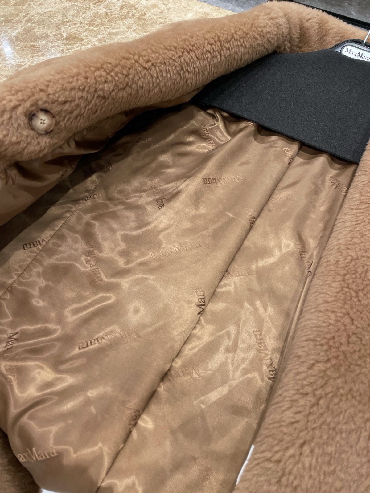 Max Mara Teddy fur long coat Size XS-M - Image 7