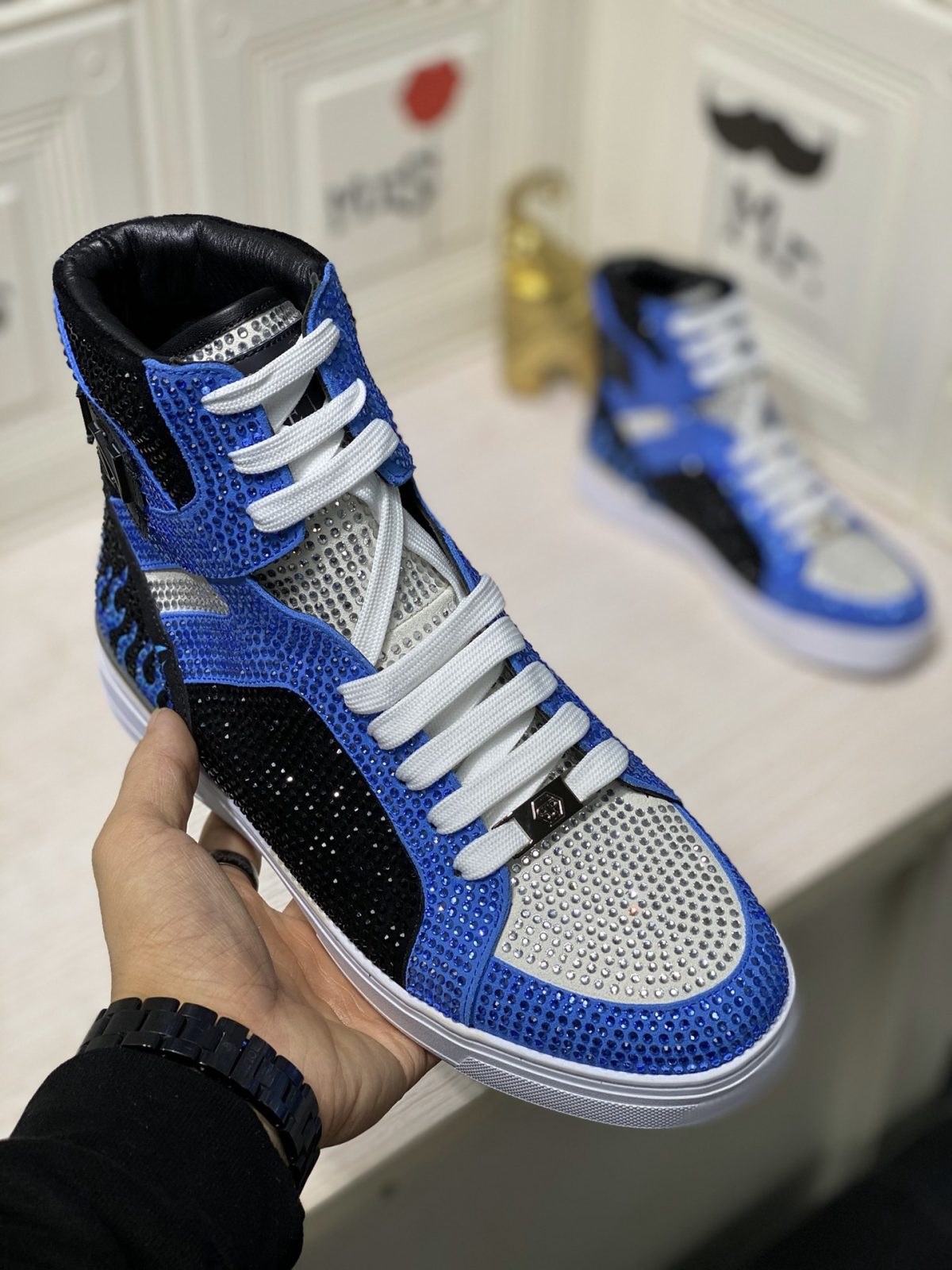 Philipp Plein Mens Outdoor Sneakers Shoes 38 - 45 - Image 9