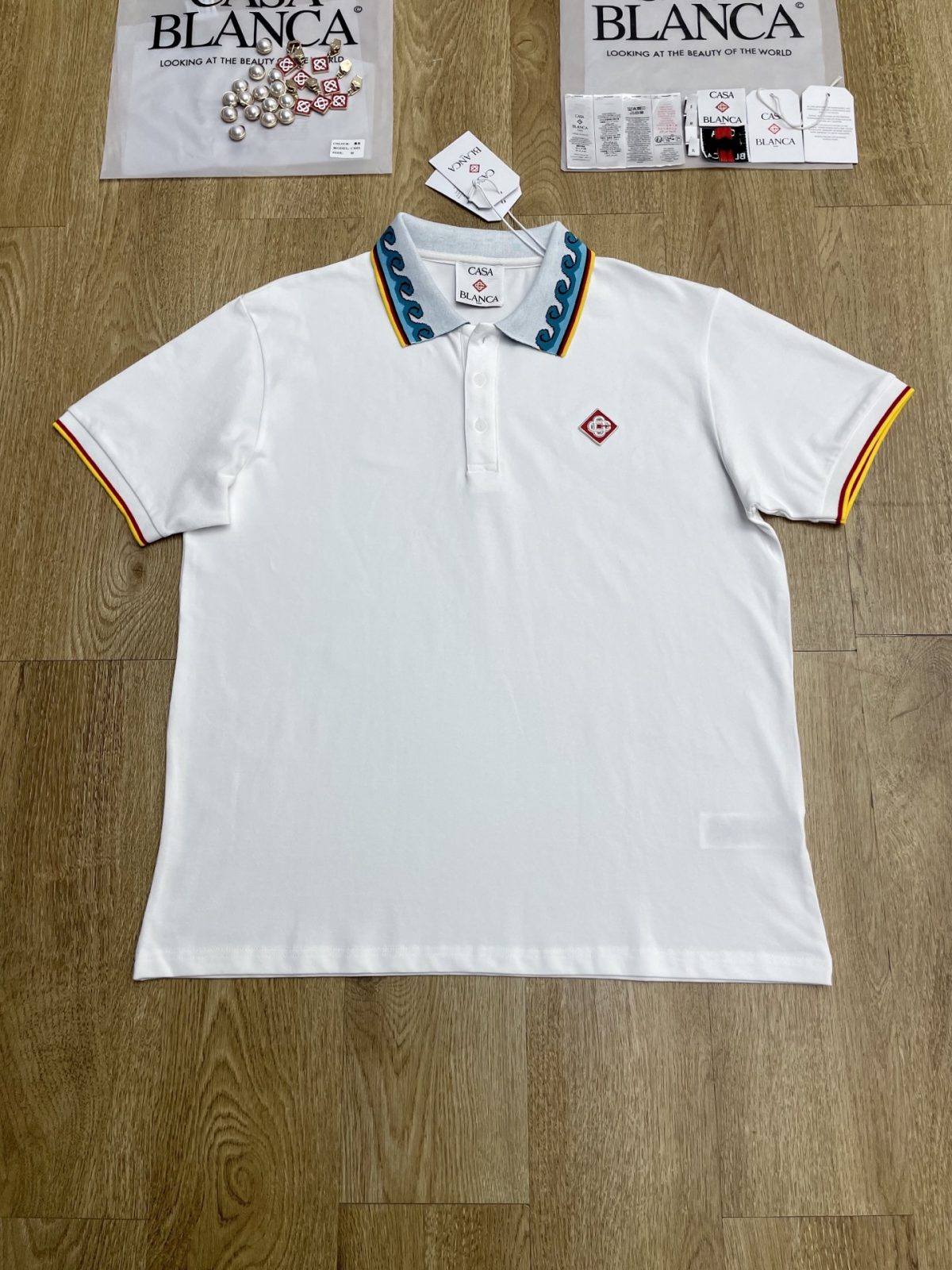 Casablanca Polo Shirt Size S-XL - Image 1