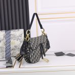 Dior Saddle Bags With Strap for Women Size 25.5*20*6.5cm - Image 3