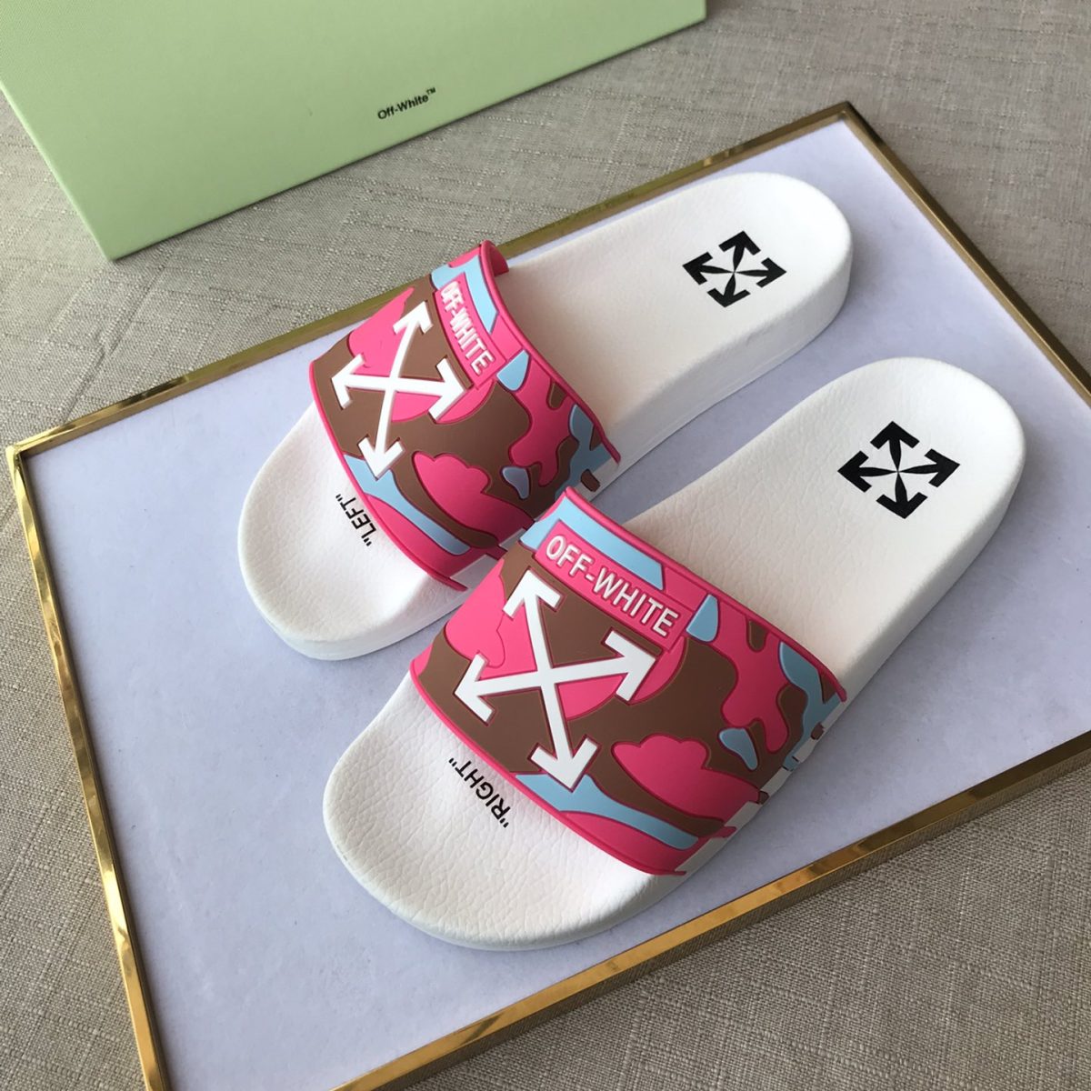 OFF White Mens Women Sandals Gr. 36-46 - Image 3