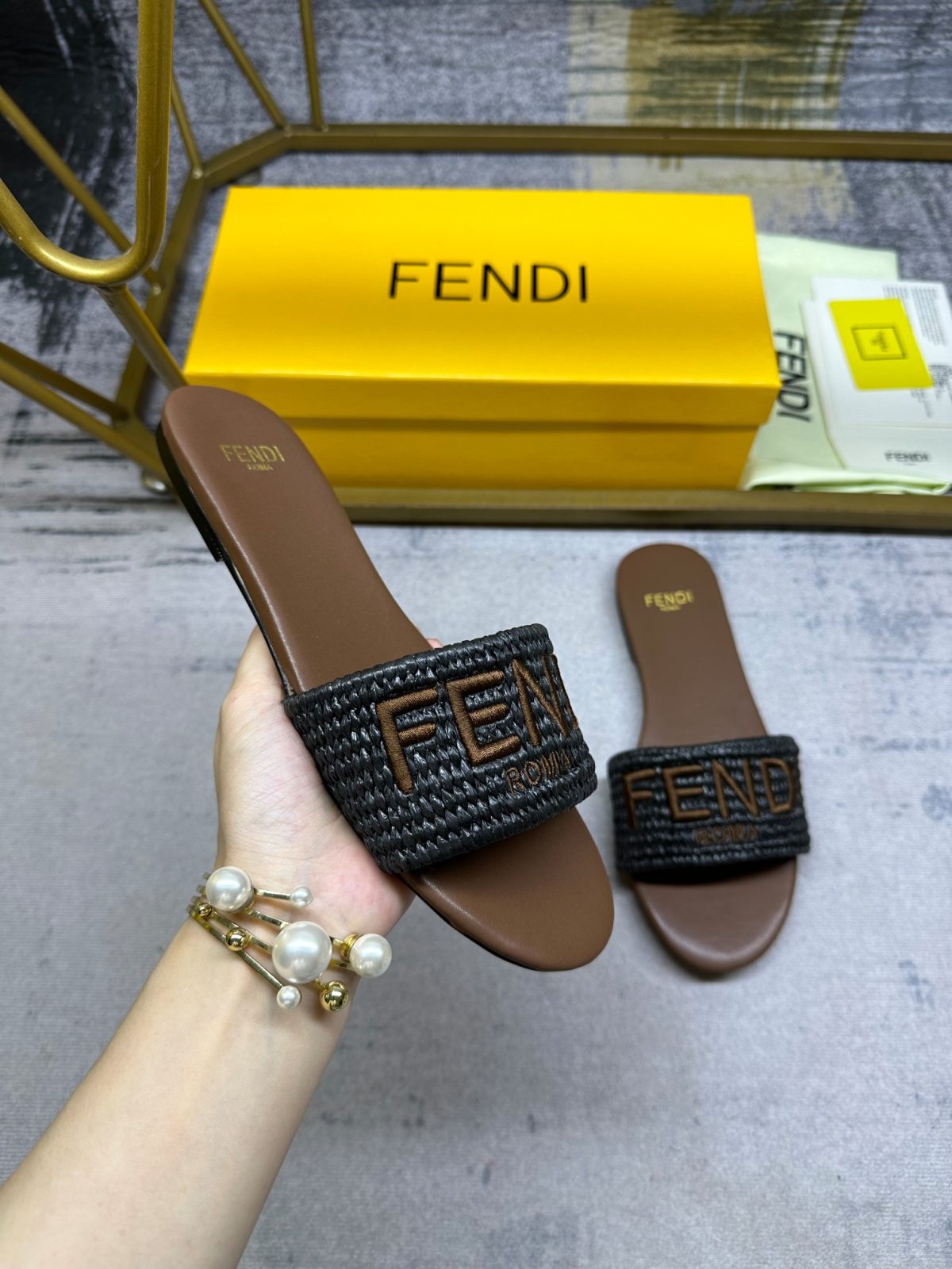 Fendi Slippers Size 36-42 - Image 2