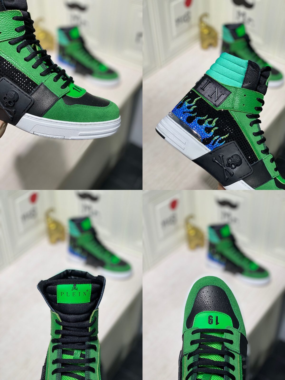 Philipp Plein Mens Outdoor Sneakers Shoes 38 - 45 - Image 6